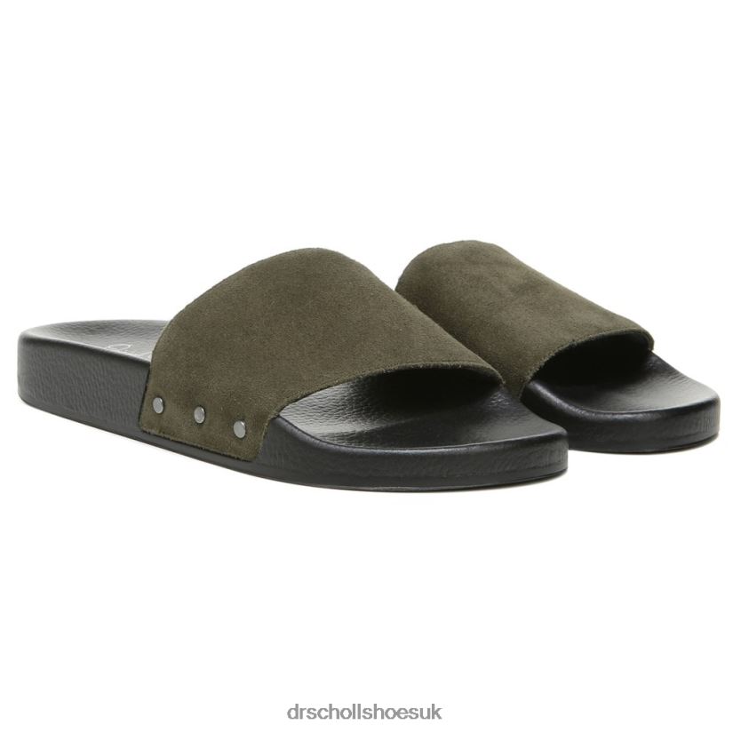 Unisex Pisces Pool Slide Sandal 88LBTP191 Dr Scholls Olive