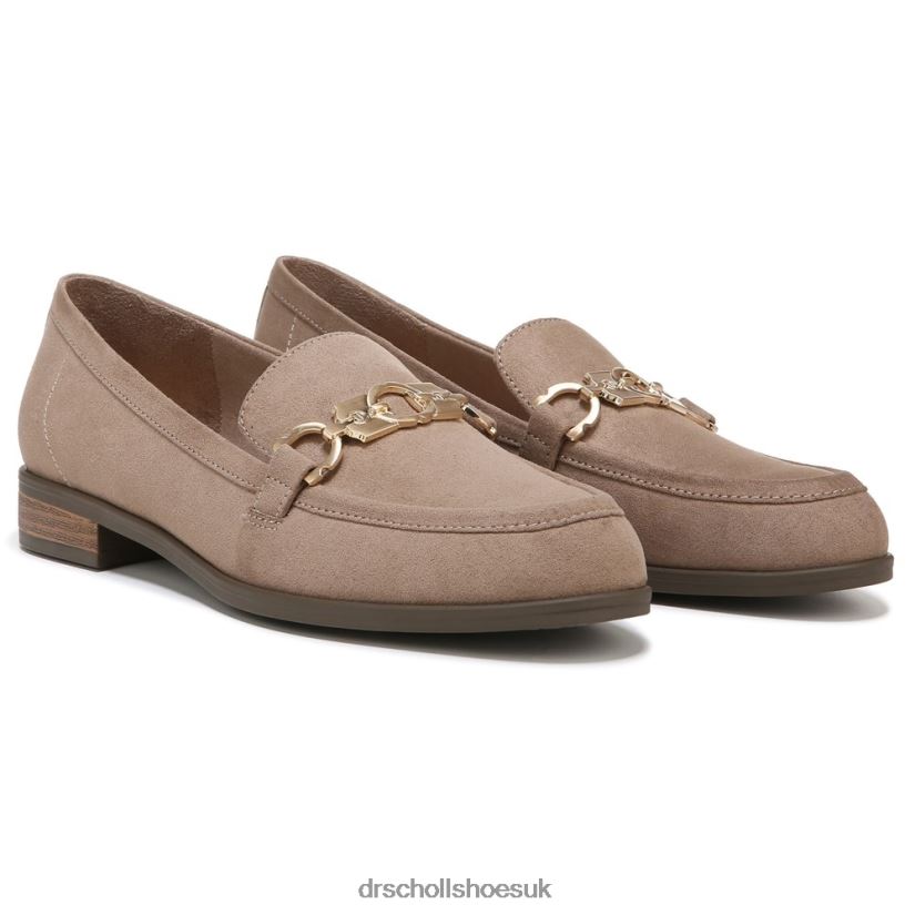 Unisex Rate Adorn Loafer 88LBTP103 Dr Scholls Taupe Fabric