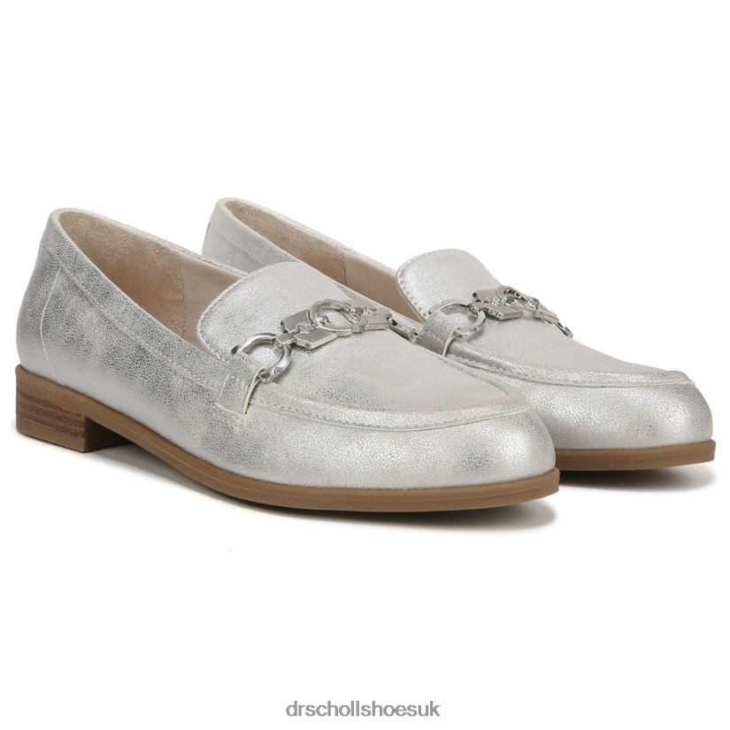 Unisex Rate Adorn Loafer 88LBTP106 Dr Scholls Silver Synthetic