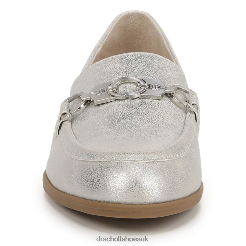 Unisex Rate Adorn Loafer 88LBTP106 Dr Scholl\s Silver Synthetic