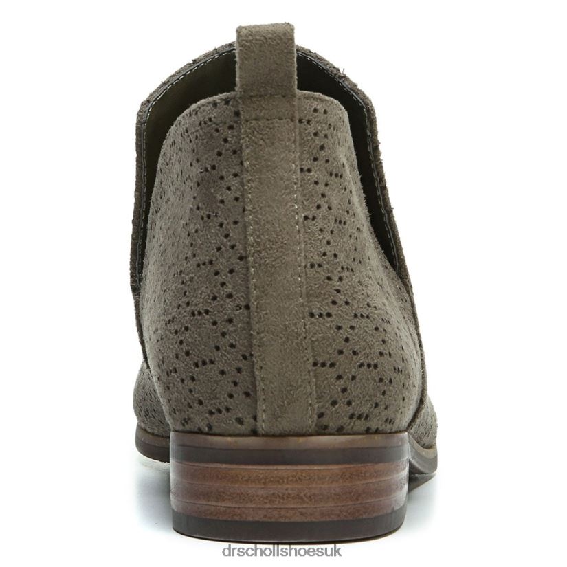 Unisex Rate Bootie 88LBTP146 Dr Scholl\s Olive Microfiber