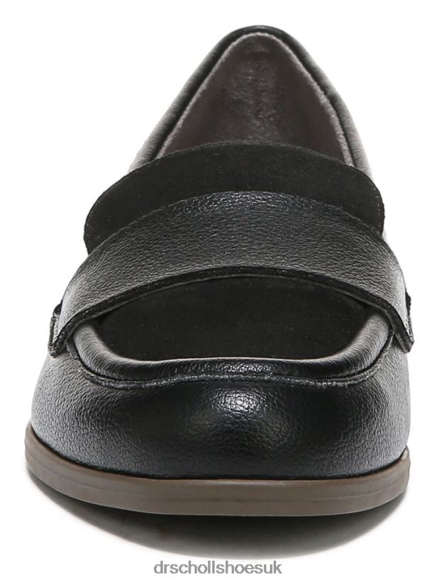 Unisex Rate Moc Toe Loafer 88LBTP229 Dr Scholl\s Black Synthetic