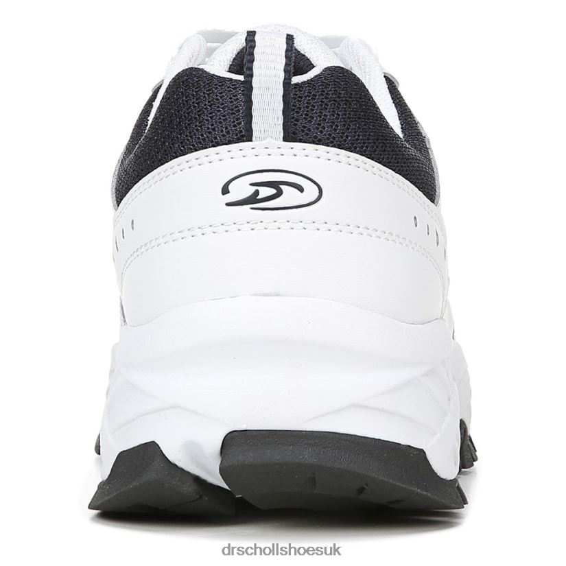 Unisex Sebastian Walking Shoe 88LBTP303 Dr Scholl\s White/Navy Leather