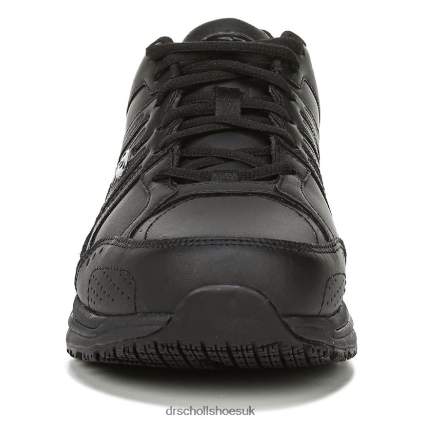 Unisex Titan 2 Slip Resistant Sneaker 88LBTP291 Dr Scholl\s Black Leather