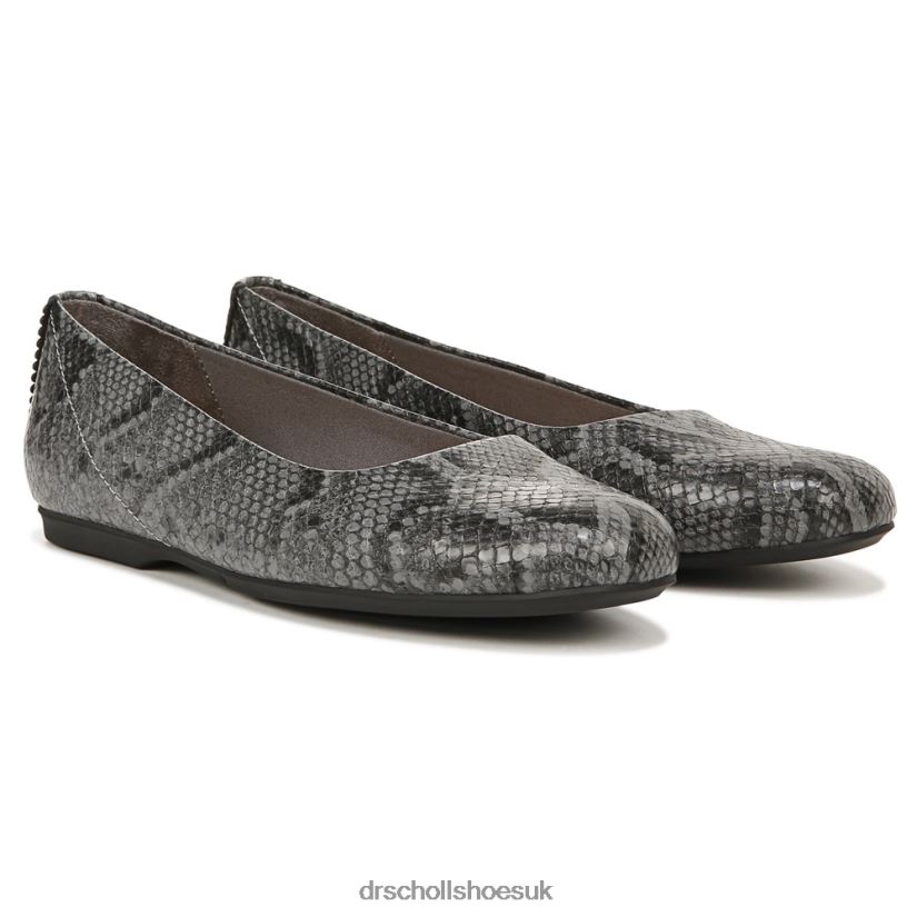 Unisex Wexley Ballerina 88LBTP75 Dr Scholls Grey Synthetic