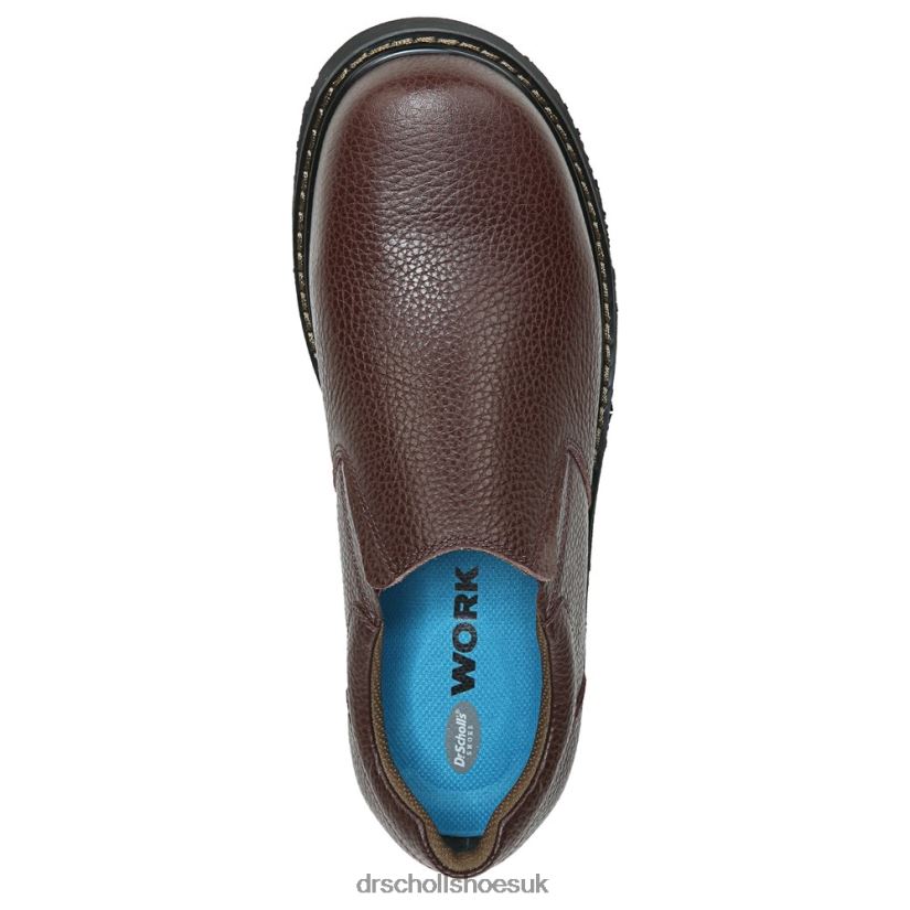 Unisex Winder II Slip Resistant Slip On 88LBTP289 Dr Scholl\s Brown Leather