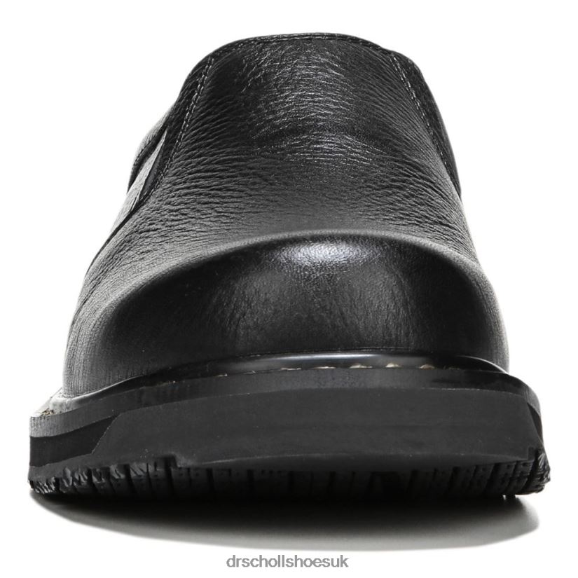 Unisex Winder II Slip Resistant Slip On 88LBTP290 Dr Scholl\s Black Leather