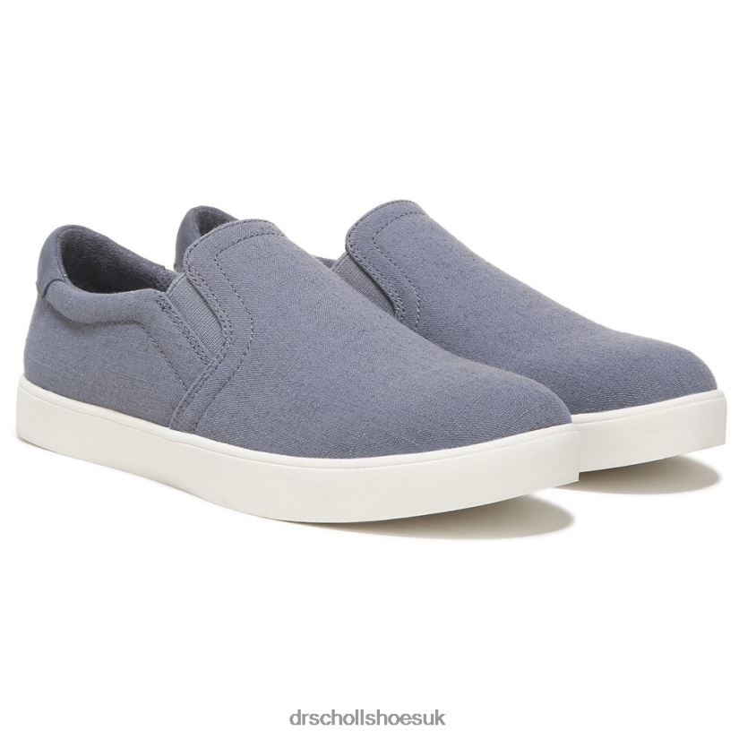 Unisex Madison Slip On Sneaker 88LBTP38 Dr. Scholl's Blue Fabric