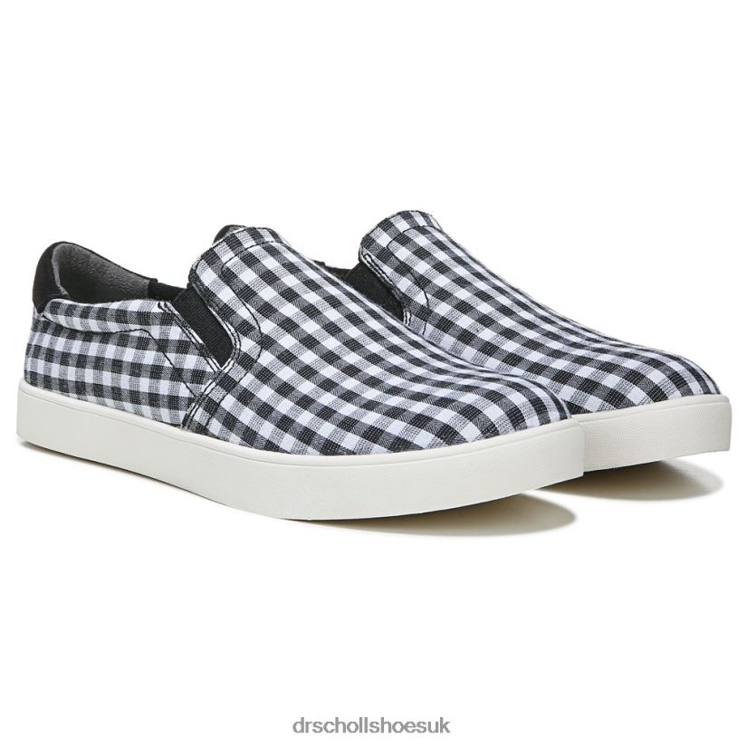 Unisex Madison Slip On Sneaker 88LBTP40 Dr. Scholl's Black Gingham